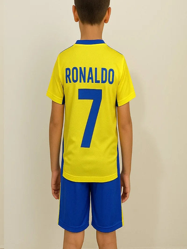 Alnasser Ronaldo Kit for Kids - Official Style Football Jersey Set