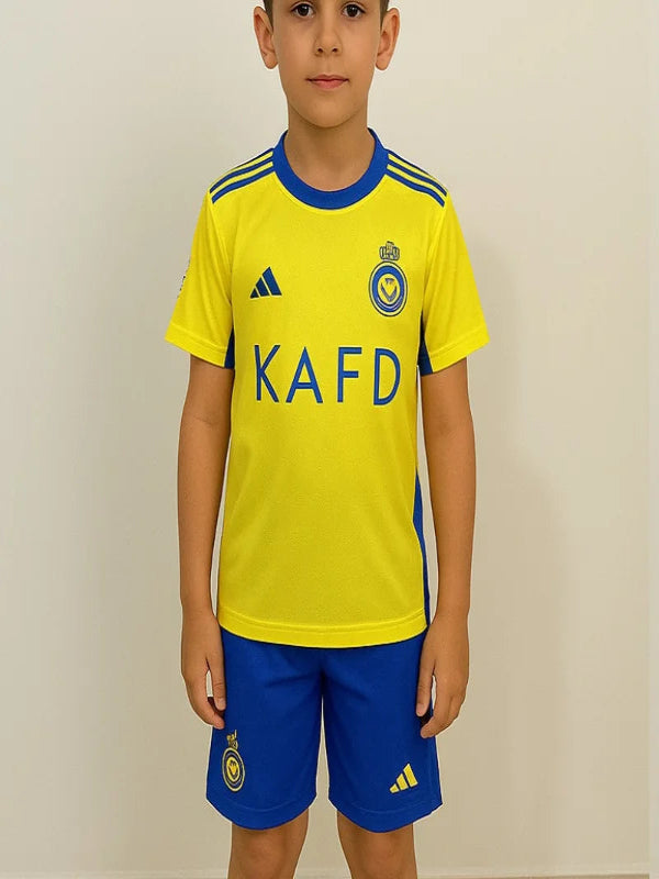 Alnasser Ronaldo Kit for Kids - Official Style Football Jersey Set