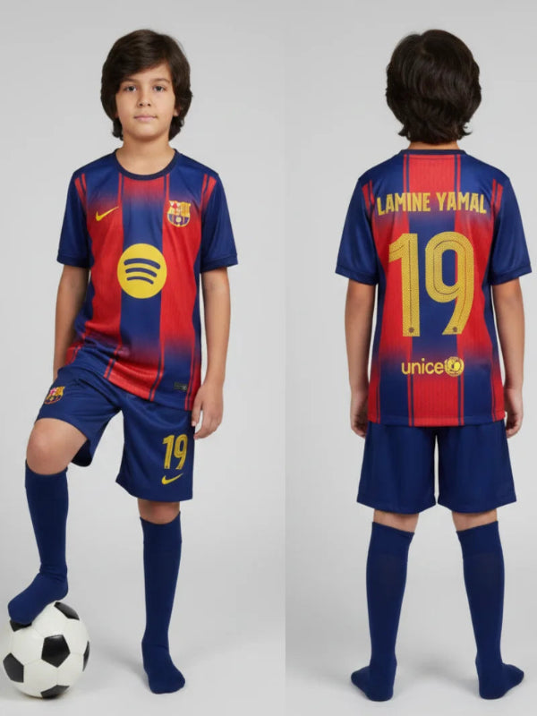 Lamine Yamal 19 FC Barcelona 2024 Home Kit
