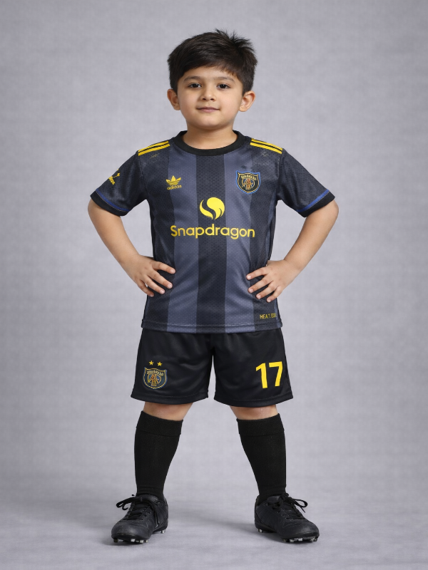 Garnacho #17 Snapdragon Football Kit Kids - Premium Jersey & Shorts Set