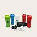 Water Bottle Shaker Blue Ocean 600ml - Leak-Proof Sports Bottle