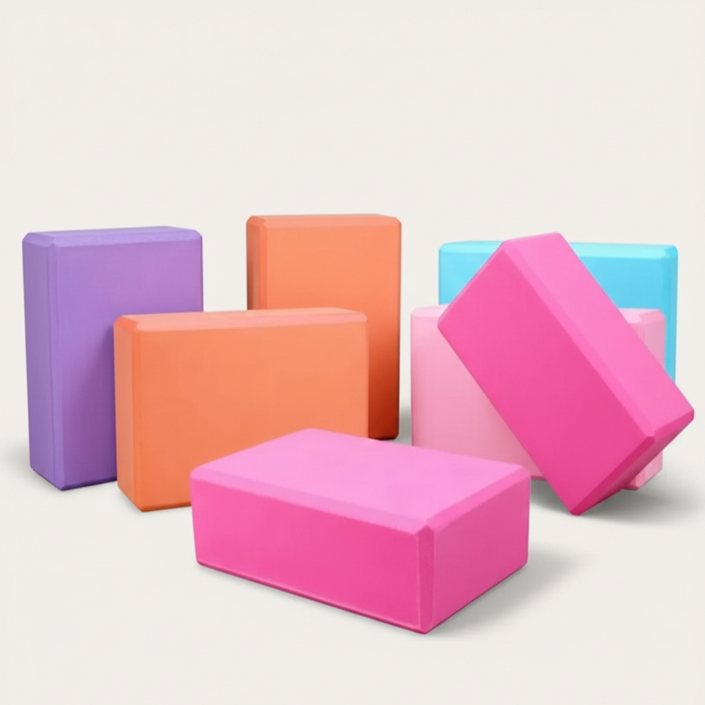 Yoga Block Brick - High Density EVA Foam for Support & Balance