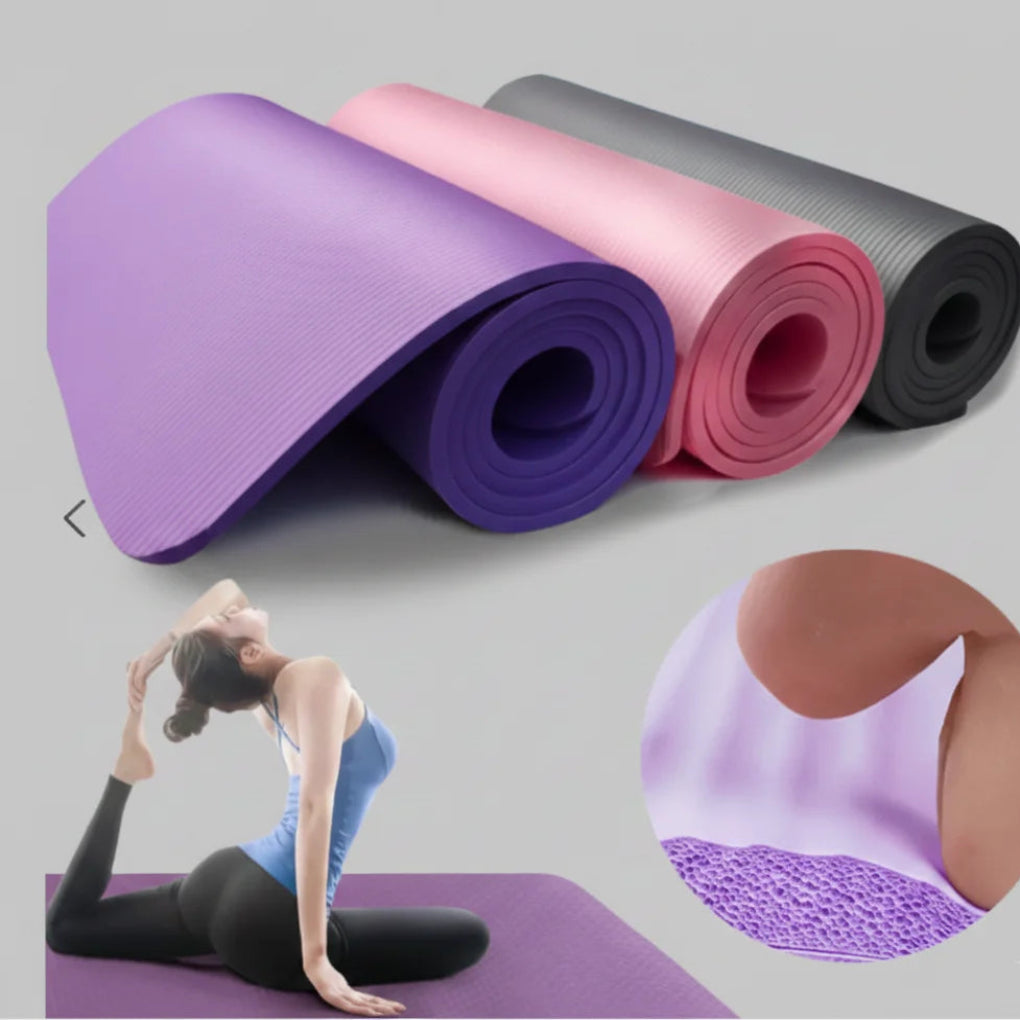 Premium Non-Slip Yoga Mat - Extra Thick & Eco-Friendly